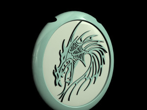 dragon pendant for men Modello di stampa 3D
