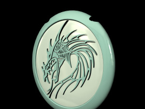 dragon pendant for men Modello di stampa 3D