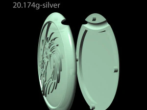 dragon pendant for men 3D Print Model