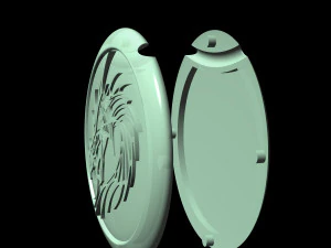 dragon pendant for men 3D Print Model