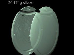 dragon pendant for men 3D Print Model