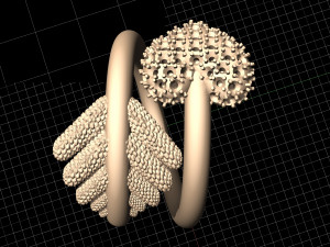 love arrow ring 3D Print Model