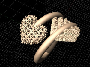 love arrow ring 3D Print Model