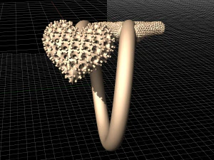 love arrow ring 3D Print Model