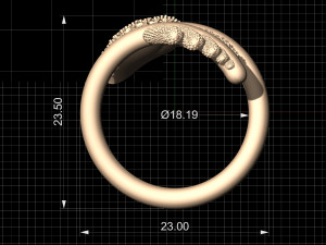 love arrow ring 3D Print Model