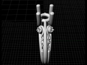 centeral stone ring Modello di stampa 3D