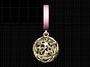 stars ball earrings 3D Print Model