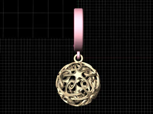 stars ball earrings 3D Print Model