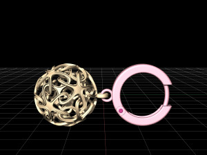 stars ball earrings 3D Print Model