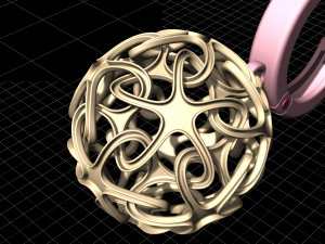 stars ball earrings 3D Print Model