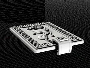 crane and lotus pendant 3D Print Model