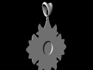 half ball of gems pendant 3D Принт Модель