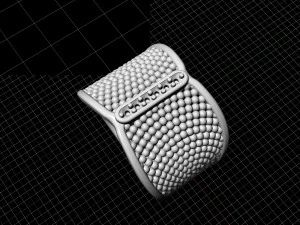 ring with balls 3D Print Model