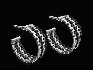 earrings of enamel plated pieces Modelo de impresión 3D