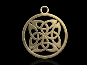 dara knot in vector way-pendant 3D Print Model