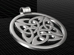 dara knot in vector way-pendant 3D Print Model