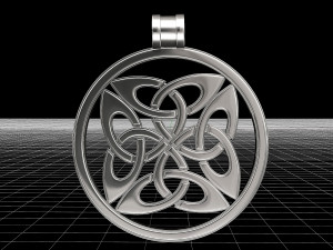 dara knot in vector way-pendant 3D Принт Модель