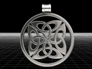 dara knot in vector way-pendant 3D Print Model