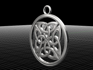 dara knot in vector way-pendant 3D Принт Модель