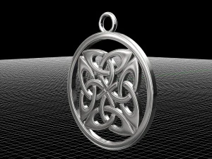dara knot in vector way-pendant 3D Print Model
