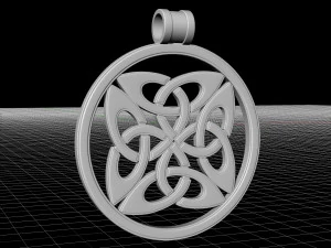 dara knot in vector way-pendant 3D Print Model