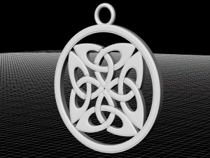 dara knot in vector way-pendant 3D Принт Модель