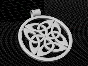 dara knot in vector way-pendant 3D Принт Модель