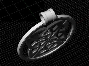 dara knot in vector way-pendant 3D Print Model