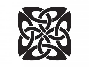 dara knot in vector way-pendant 3D Print Model