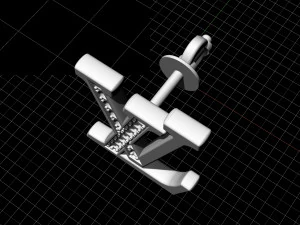 lv сережки 3D Принт Модель