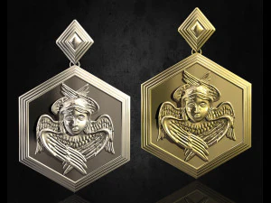angel pendant 3D Print Model