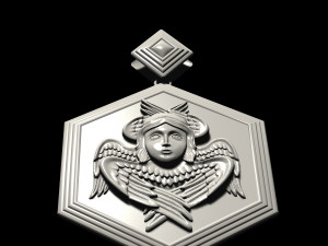 angel pendant 3D Print Model
