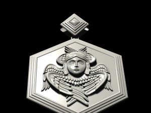 angel pendant 3D Print Model