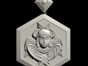 angel pendant 3D Print Model