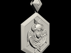 angel pendant 3D Print Model