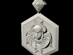 angel pendant 3D Print Model