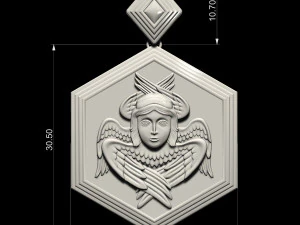 angel pendant 3D Print Model