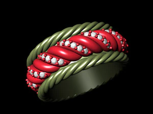 ring of ropes 3D Print Model