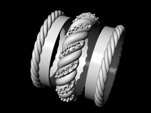 ring of ropes 3D Print Model