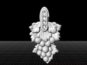 grape earrings 3D Print Model