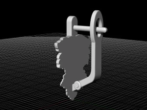 grape earrings 3D Print Model