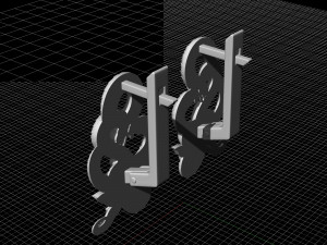 snake with flower earrings 3D 打印模型