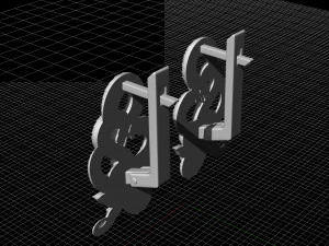 snake with flower earrings 3D Print Model