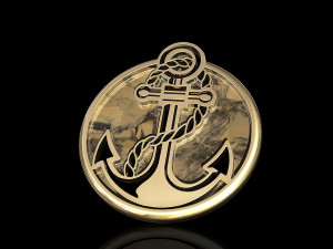 anchor pendant Model do druku 3D