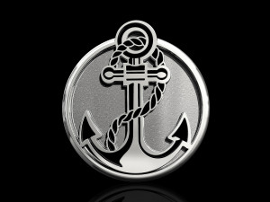 anchor pendant 3D प्रिंट मॉडल