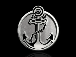 anchor pendant 3D Print Model