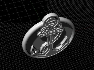 anchor pendant 3D Print Model