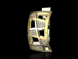 earrings with blanks 3D 打印模型