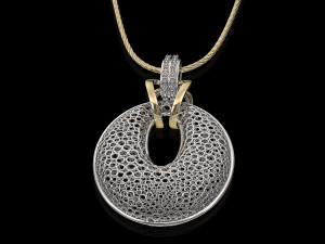 small rings pendant 3Dプリントモデル