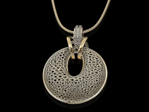 small rings pendant 3Dプリントモデル